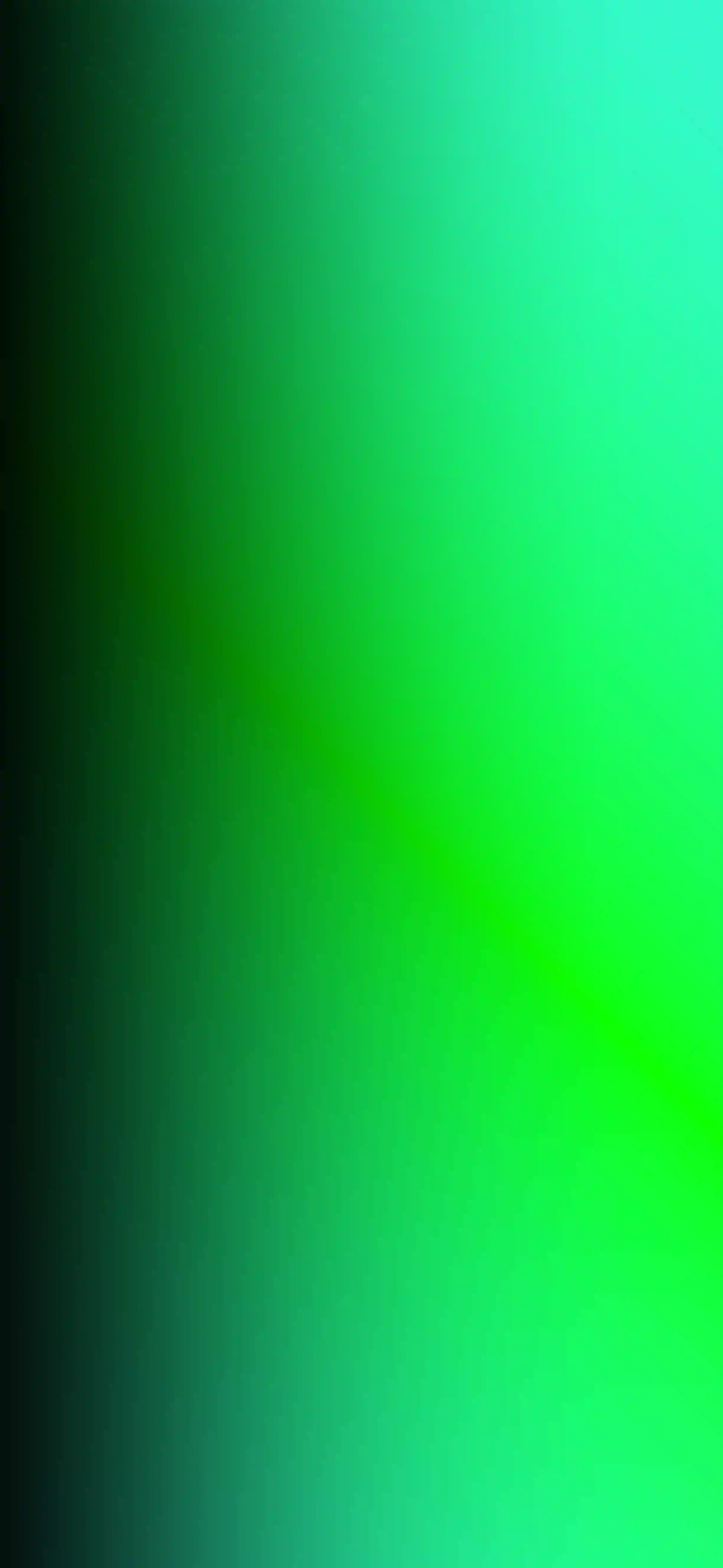 Green cyan neon gradient 4K wallpaper thumbnail bright electric green dark vignette