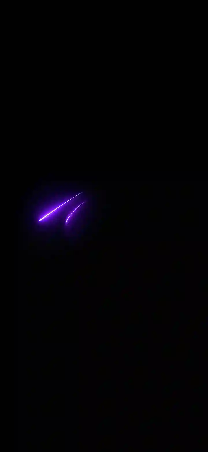 Neon purple double streak dark wallpaper feature image two minimal purple neon streaks black