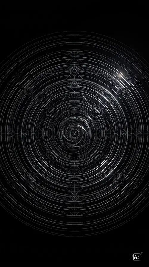 Small preview of a subtle geometric ripple amoled wallpaper 4k design.